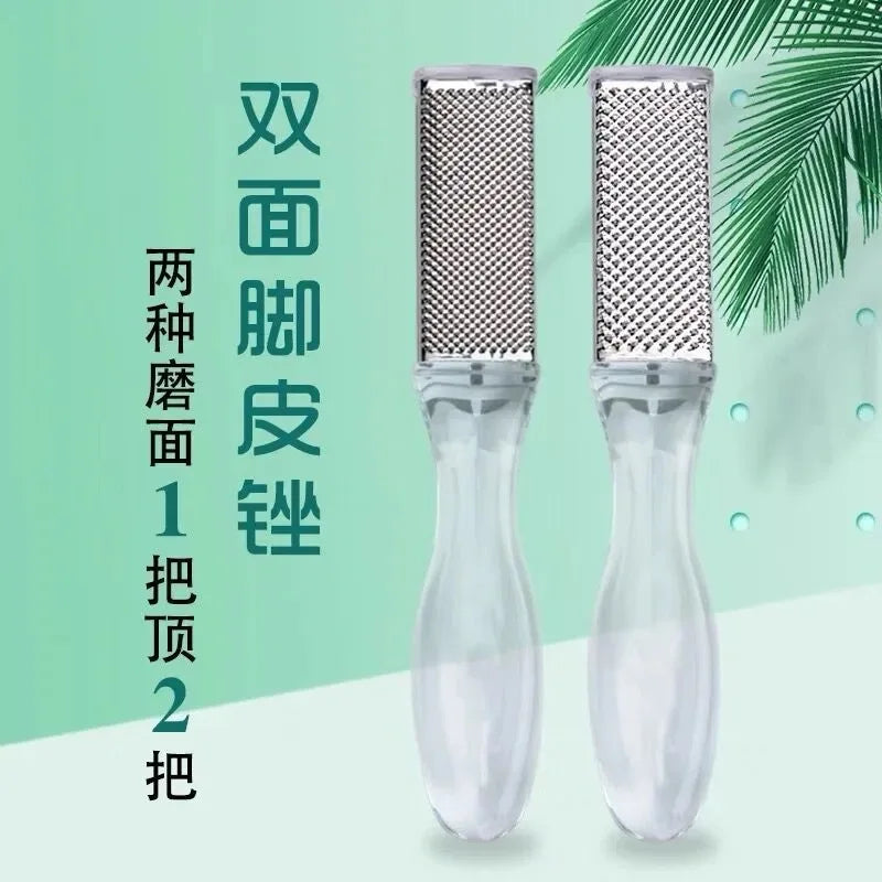 Foot Care Dead Skin Remove Plastic Stainless Steel Foot Rasp File Scrubber Grater Callus Pedicure Tools Exfoliating Tools