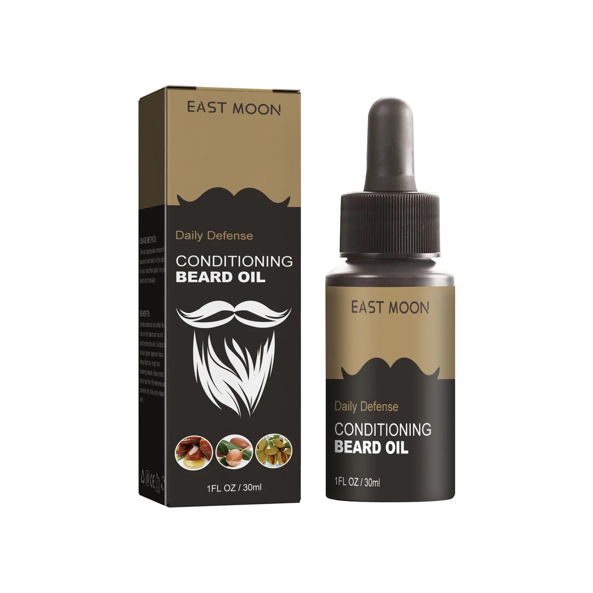 Beard Oil Moisturizing Mustaches Conditioner Oil Shine Soften Beards Strengthens Mustaches Smooth Nourishing Beard Essential Oil