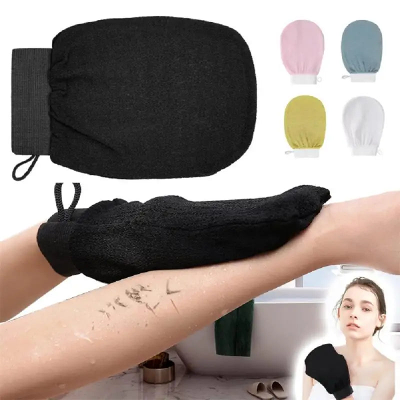 Hammam Shower Bath Scrub Glove Exfoliating Body Facial Tan Massage Mitt Removal Exfoliate Peeling Glove Towel Cleaning Tools