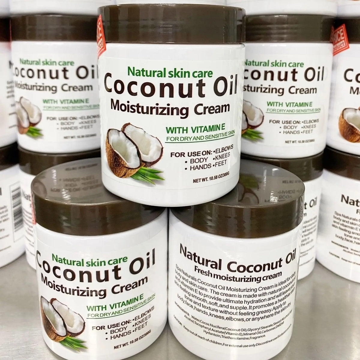 Natural Coconut Oil Organic Premium Moisturizing Cream