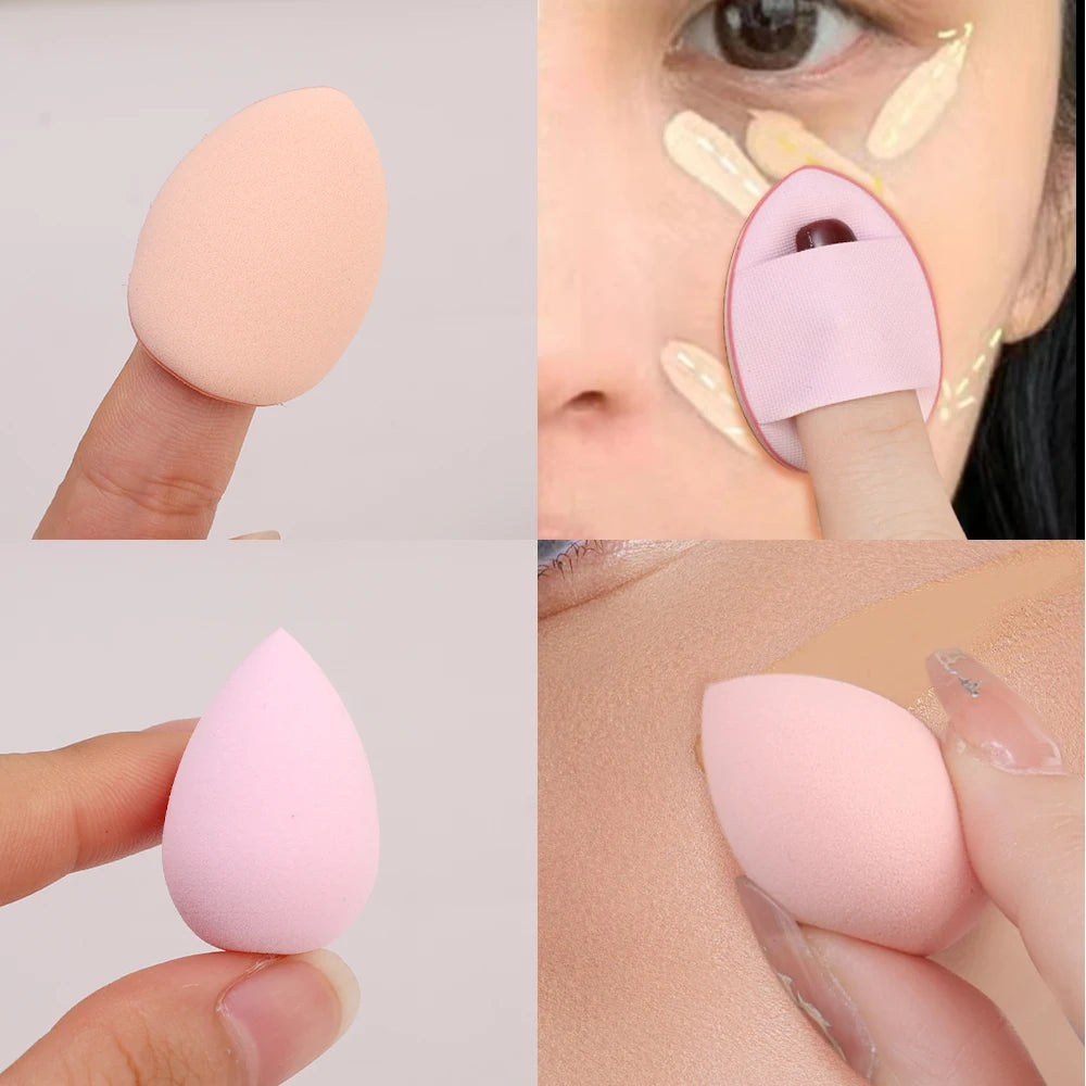 12pcs Makeup Sponges Puff Set Face Beauty Cosmetic Mini Powder Puffs for Foundation Cream Concealer Soft Beauty Egg Makeup Tools