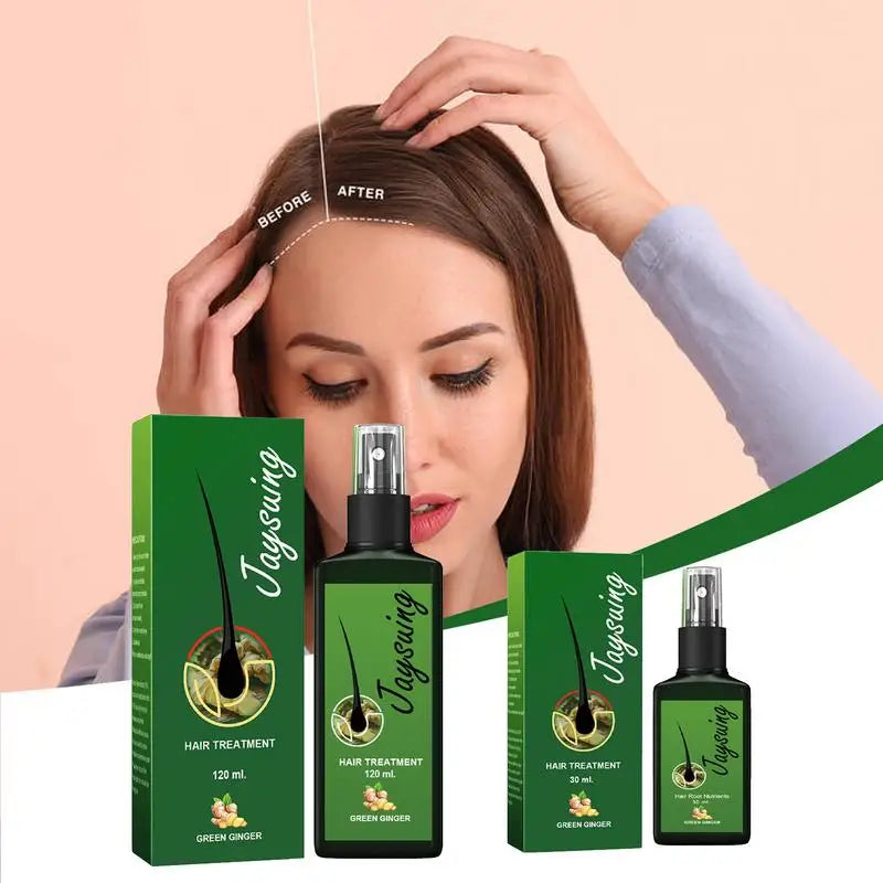 Hairrebirth Herbal Spray Regrowth Nourishing Ginger Oil Serum Promote Quickly Grow Thick Hair Growth Products For Men For Women