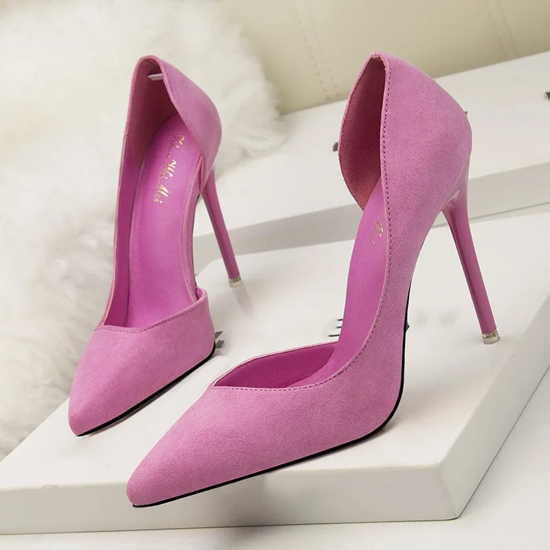 Women's Sexy High Heel Pumps Slip-on Stiletto Wedding Party Shoes