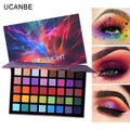 EVEREST UCANBE Spotlight 40 Color Eye Shadow Palette Colorful Artist Shimmer Glitter Matte Pigmented Powder Pressed Eyeshadow Makeup Kit in 40 colors color - Soft Plush Toys