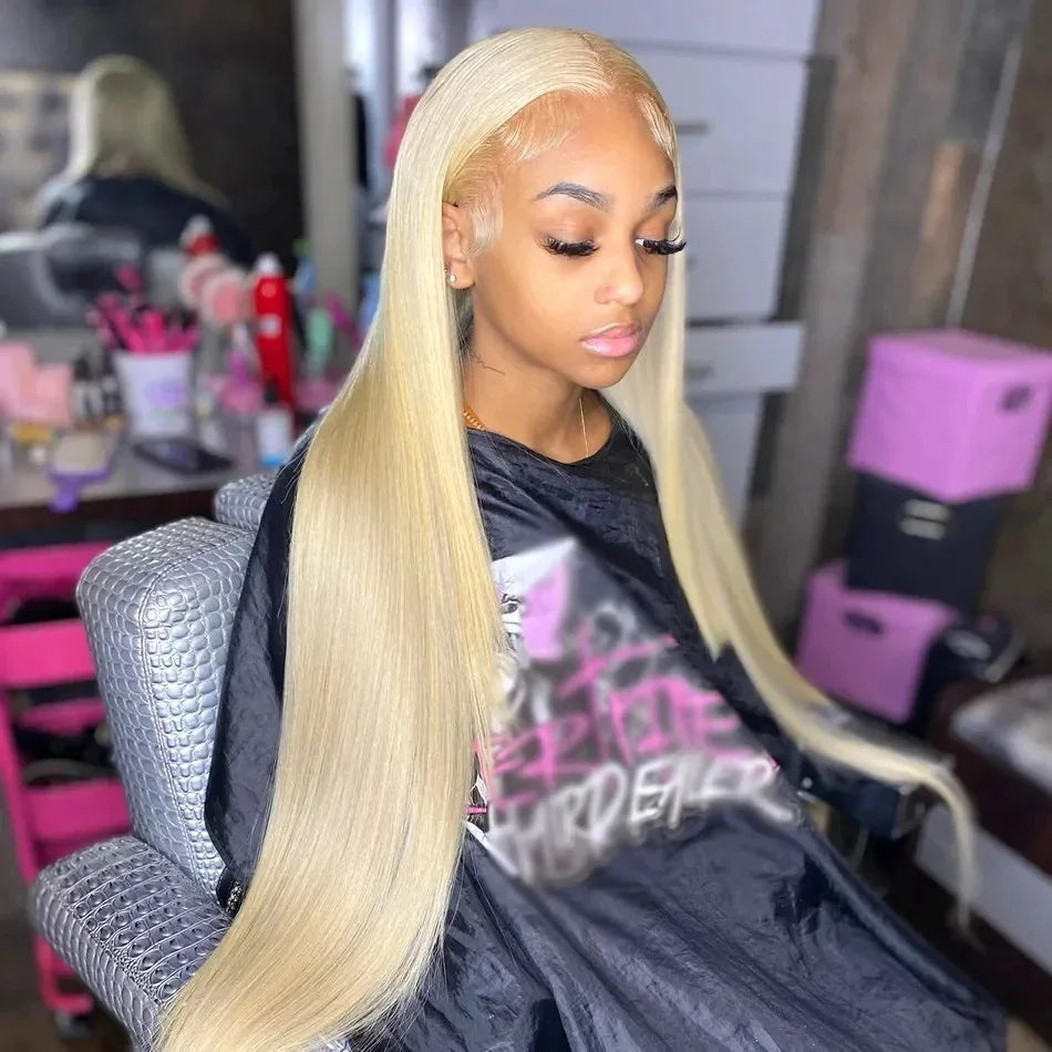 613 honey blonde hd lace wig 13x6 human hair 100% Straight glueless brazilian wigs for women choice  Cheap on sale clearance