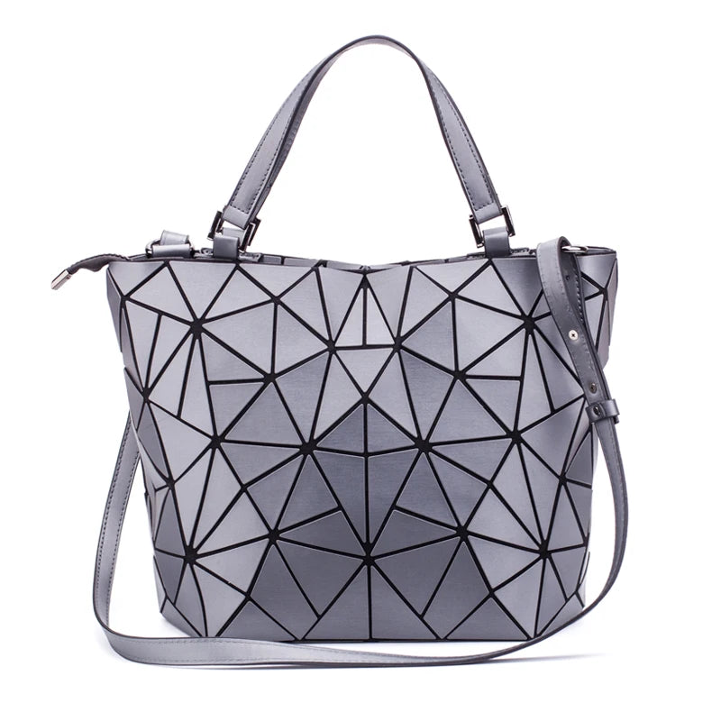 Handbags Bags For Women 2024 Designer Luxury Tote Bucket Bag Fashion Geometric Crossbody Shoulder Messenger Hand Bag Silver
