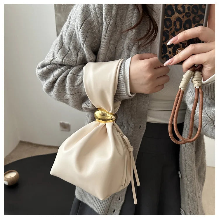Luxury Personality Leather Clutch Bag