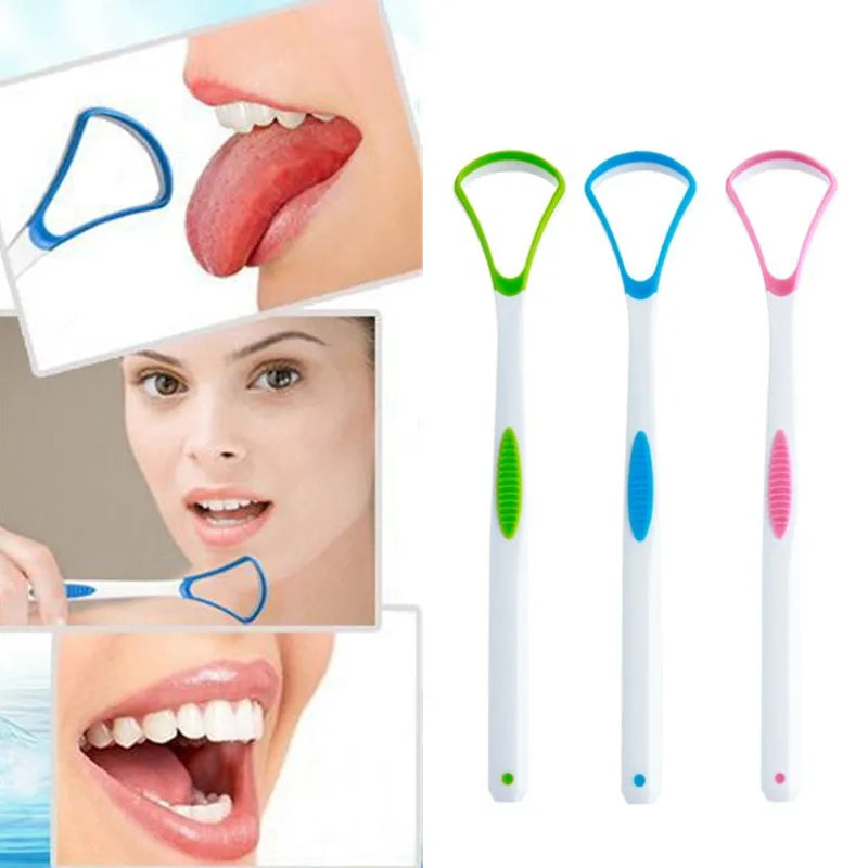 1pc Tongue Scraper Soft Silicone Tongue Brush Cleaning The Surface of Tongue Oral Cleaning Brushes  Cleaner Fresh Breath Health