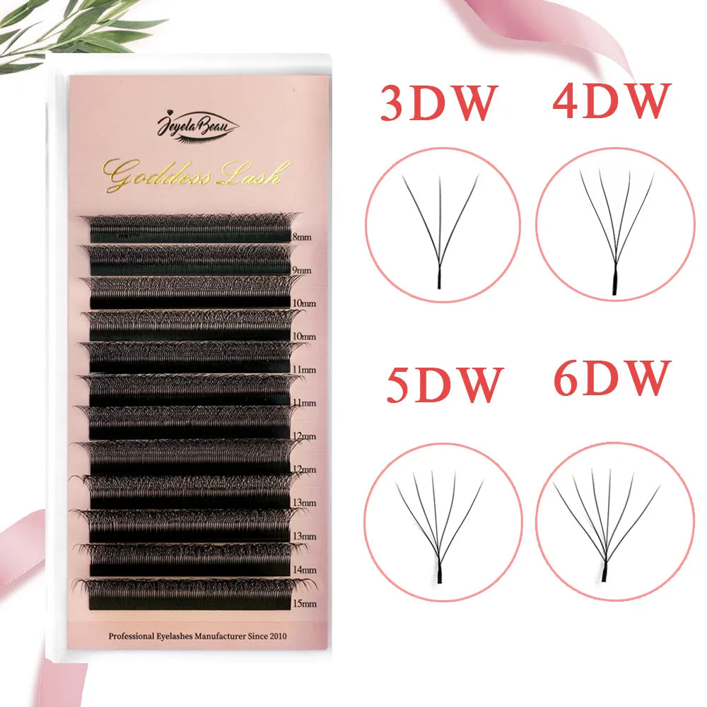 4DW Natural Soft High Quality Lashes Extensions 0.07 C/D