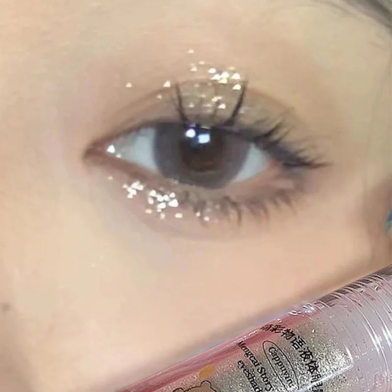 Pearlescent Monochrome Liquid Eyeshadow Waterproof Sequins Diamond Glitter Brighten Lying Silkworm Eyeshadow Makeup Cosmetics