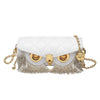 Cute Owl Bags for Women 2024 New Luxury Designer Handbag Fashion Tassel Crossbody Bag Leather Animal Print Shoulder Bag Woman