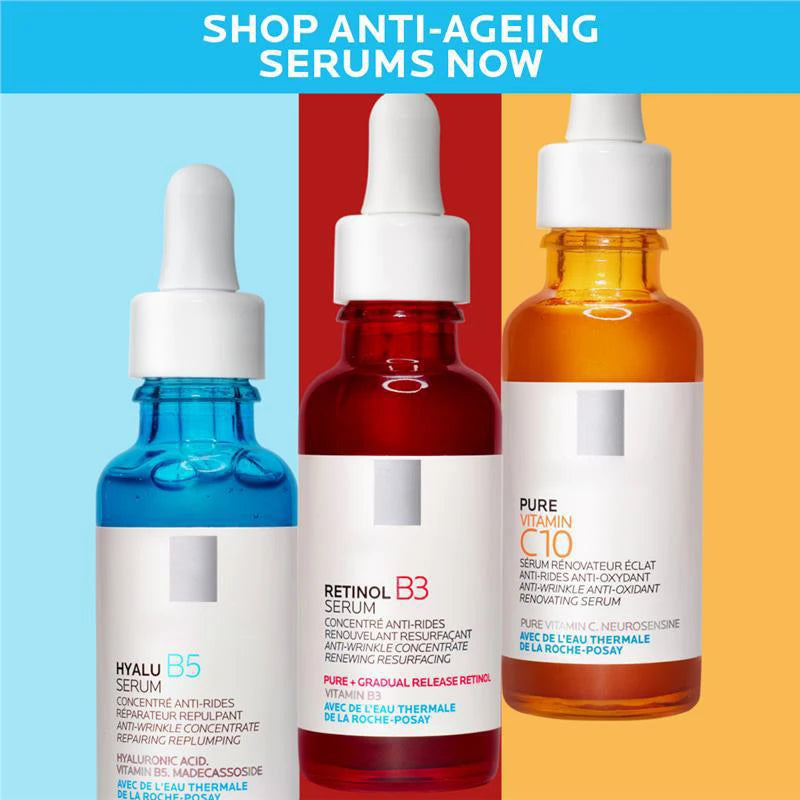 La Roche Posay Original 30ml Serum CICAPLAST B5/ PURE VITAMIN C10 / RETINOL B3/ HYALU B5/ EFFACLAR Serum/ NIACINAMIDE 10 Serum