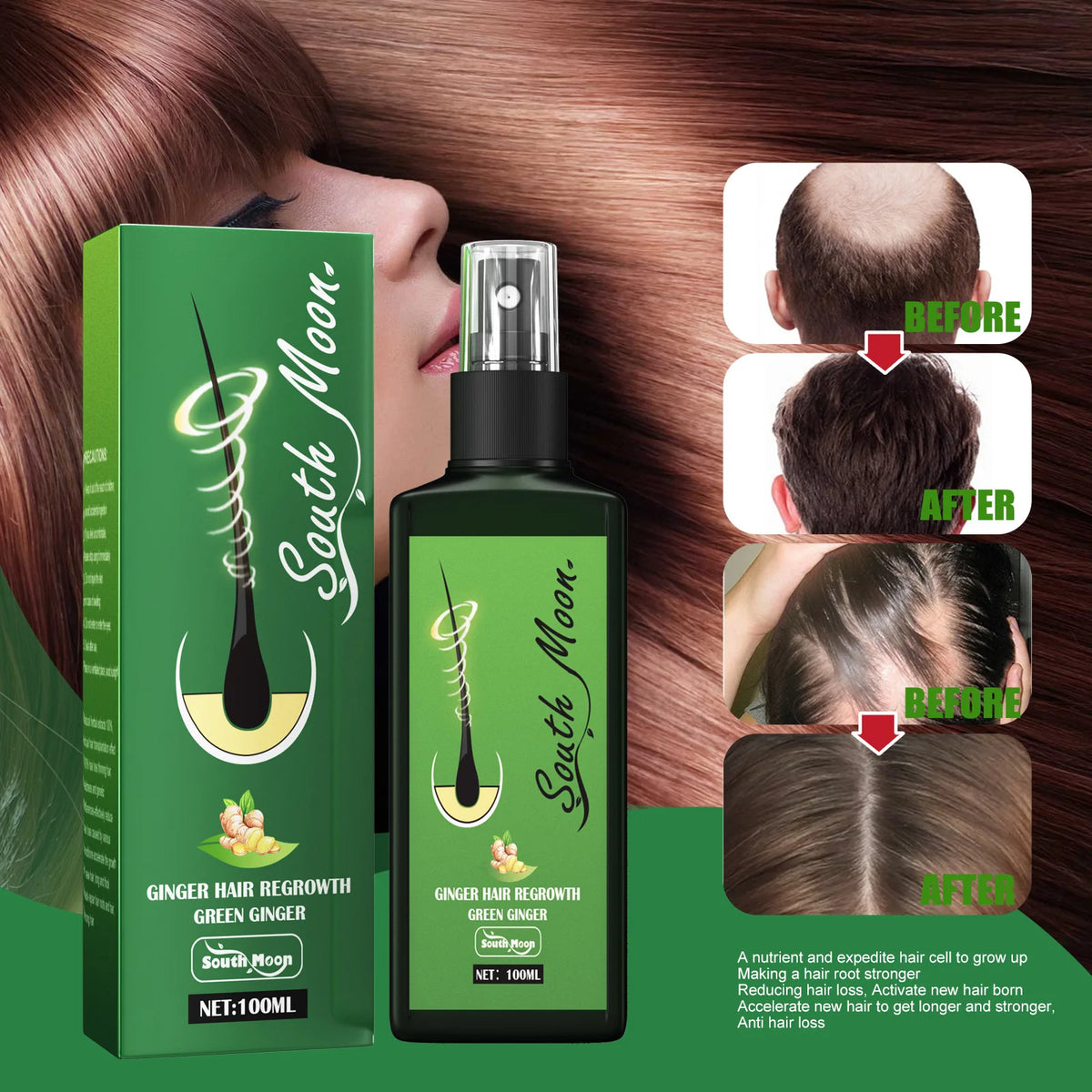 Neo Hair Lotion Paradise Thailand oil Spray for hair growth Longer Beard  Anti Hair Loss Treatment 100ml Herbal