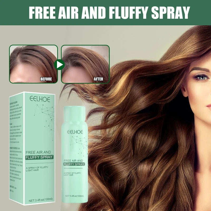 100ml Fluffy Spray Oil Hair Hair Greasy Care Remove No-wash Hair Fluffy Spray Dry Shampoo Hair Volume Mattifying Spraying