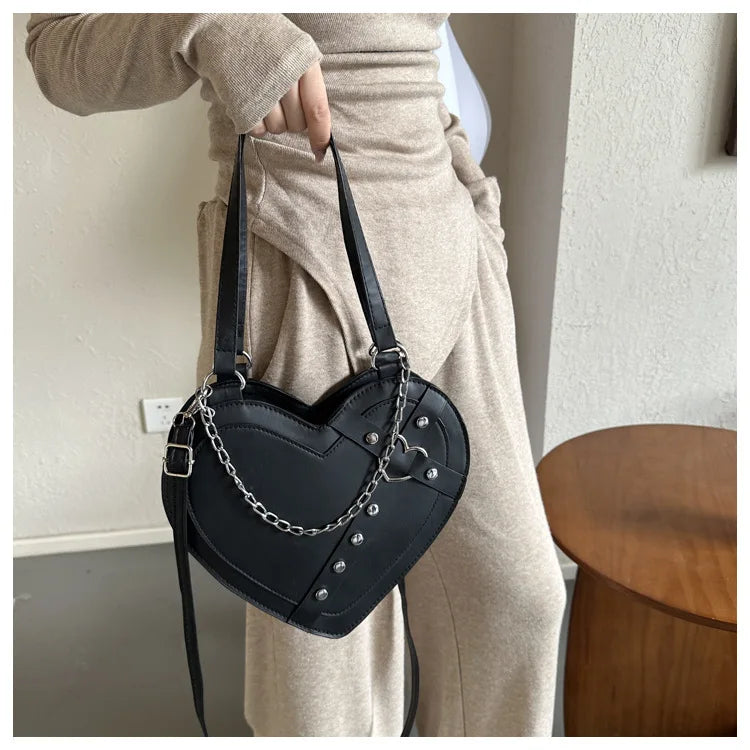 Korean Cute Niche Design Foreign Gas Crossbody Bag Handbag Winter New Trend Love Shoulder Bag One Shoulder Diagonal Shoulder Bag