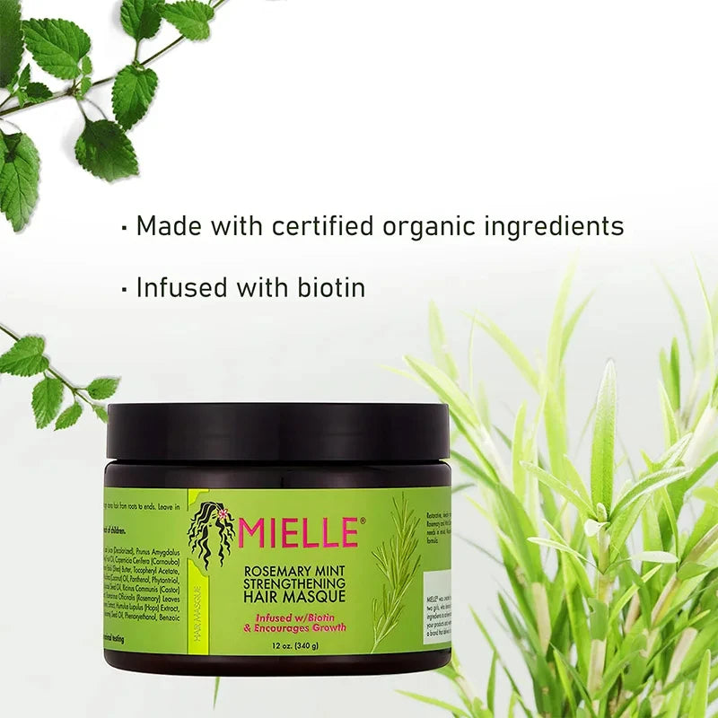 340g Mielle Rosemary Mint Hair Masque