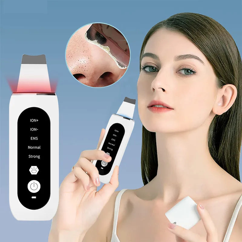 Ultrasonic Peeling Machine Skin Scrubber Blackhead Remover