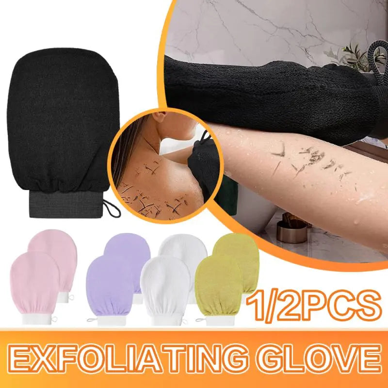 Hammam Shower Bath Scrub Glove Exfoliating Body Facial Tan Massage Mitt Removal Exfoliate Peeling Glove Towel Cleaning Tools