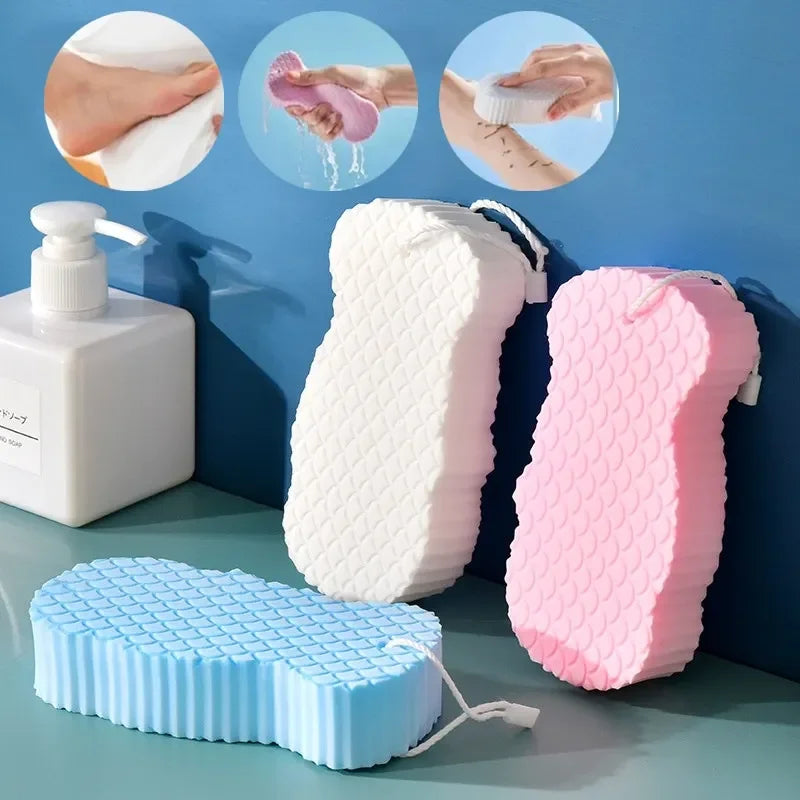 Super Soft Exfoliating Sponge Body Scrubber Bath Exfoliating Scrub Sponge Shower Brush Body Dead Skin Remover Bathing Tools