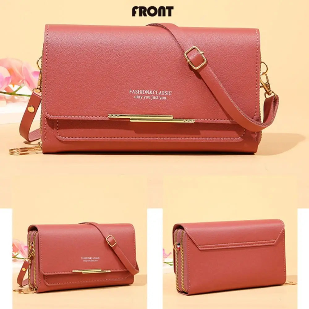 1PC Retro Fashion PU Leather Women Shoulder Bags Ladies Large-capacity Wallet Cross Body Handbag Messenger Bag Luggage Bags