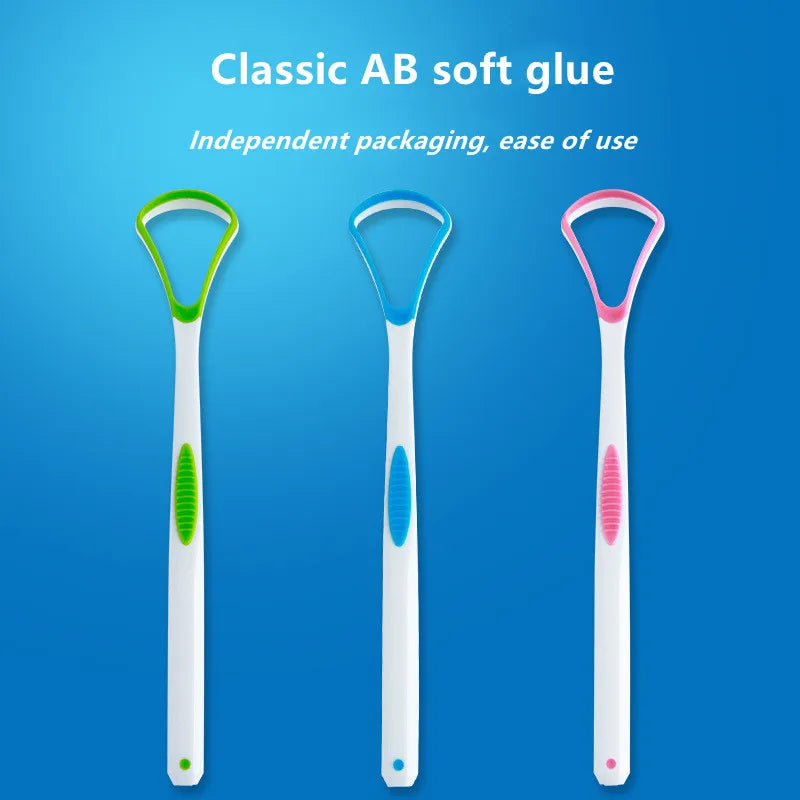 1pc Tongue Scraper Soft Silicone Tongue Brush Cleaning The Surface of Tongue Oral Cleaning Brushes  Cleaner Fresh Breath Health