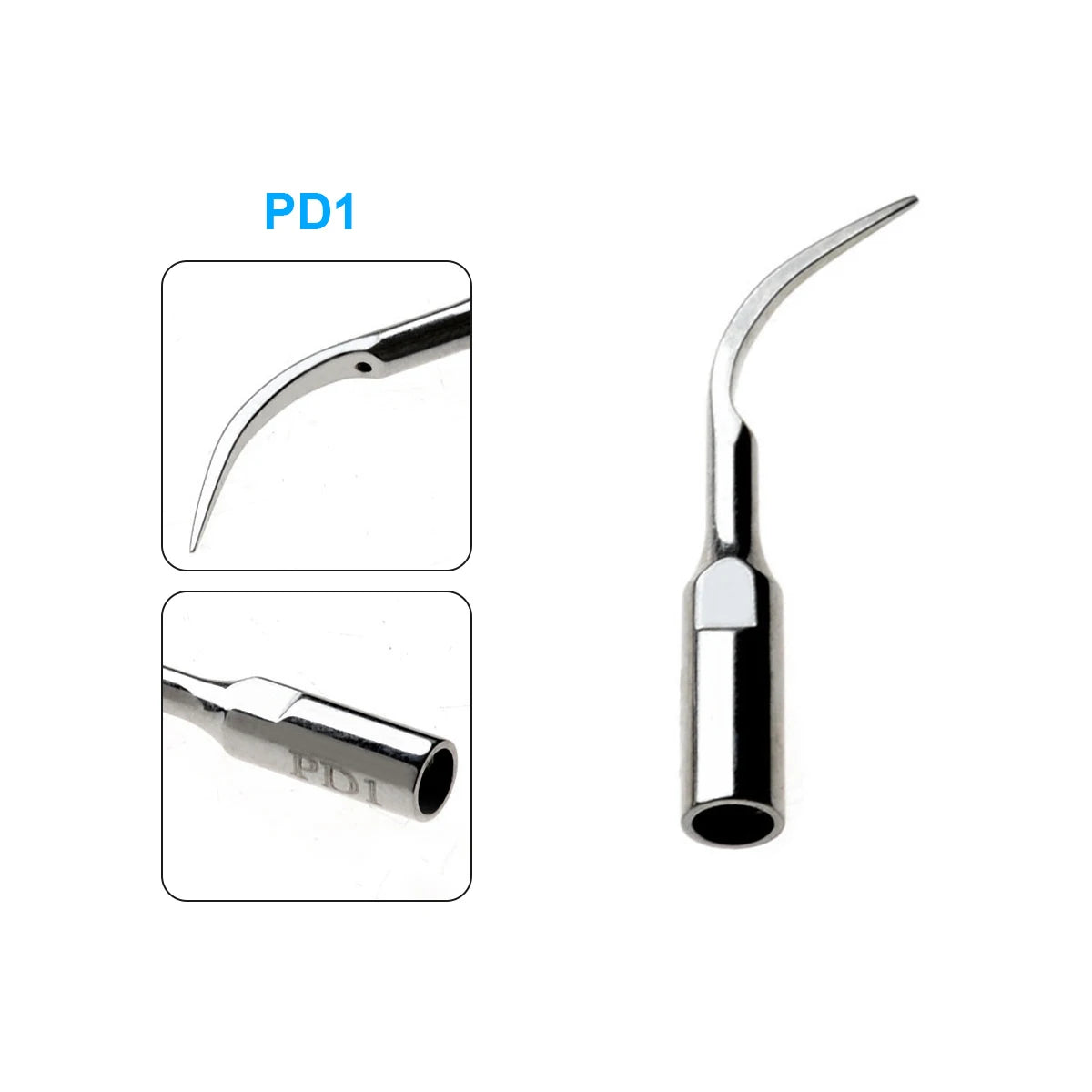 AZDENT 1pc Dental Ultrasonic Scaler Tip Scaling Periodontics Endodontics GD PD ED Tip Fit for SATELEC DTE NSK Ultrasonic Scaler