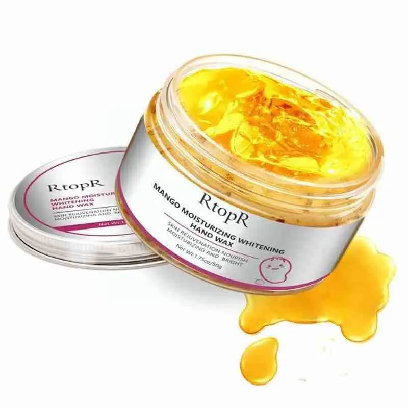 Mango Moisturizing Hand Wax Whitening Hand Mask Anti-Aging Nourishing Hand Calluses Improve Dryness Care Skin Exfoliating Q0B6