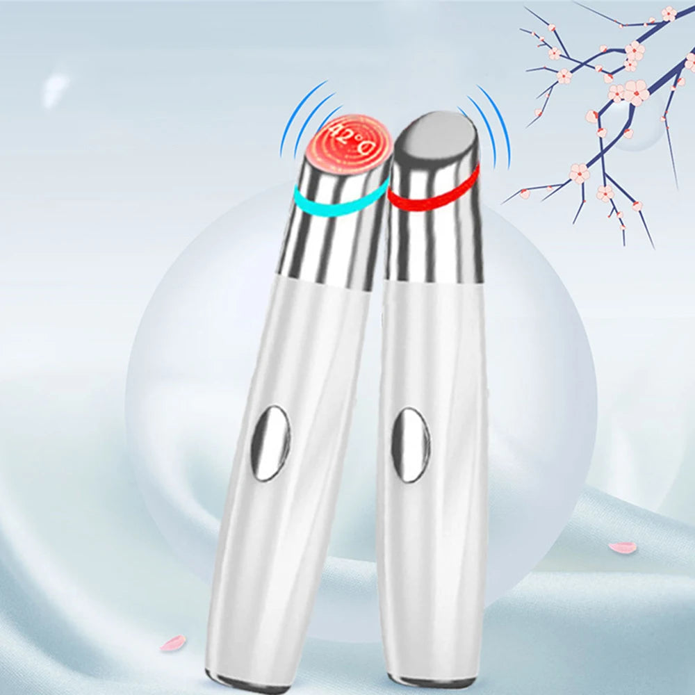 Eye Massage Beauty Device Lighten Dark Circles Anti-Wrinkle LED Photon Therapy Heated Vibrator Electric Eye Massager