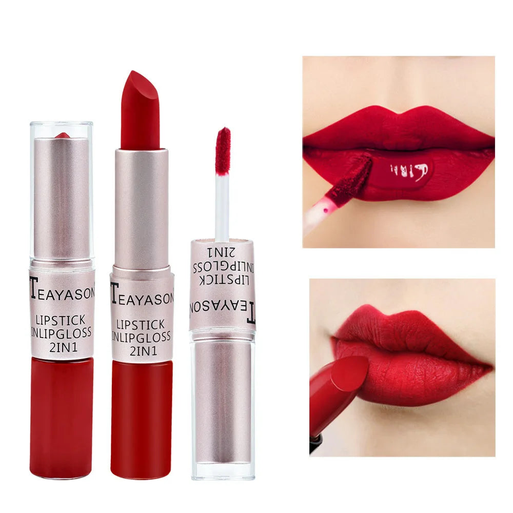 2 In 1 Matte Liquid Lipstick