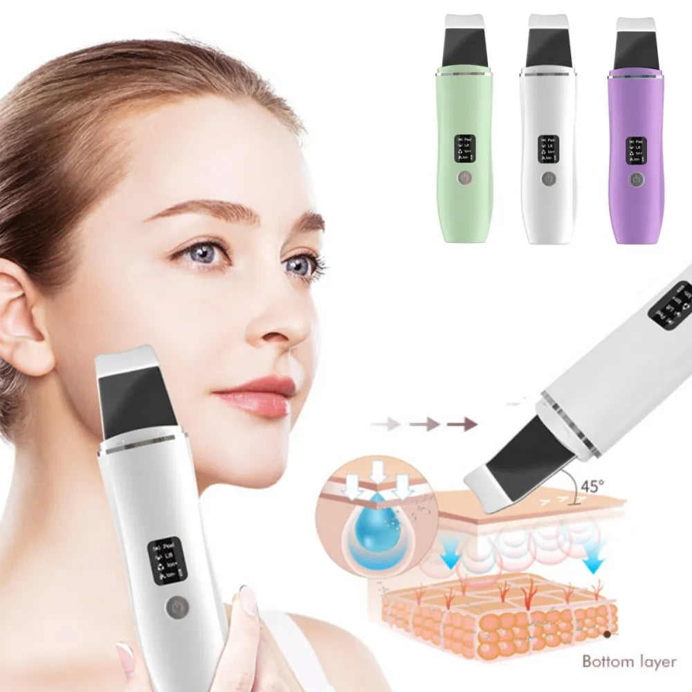 Ultrasonic Peeling Machine Skin Scrubber Blackhead Remover