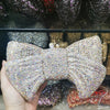 Bow Shape AB Rhinestone Purse