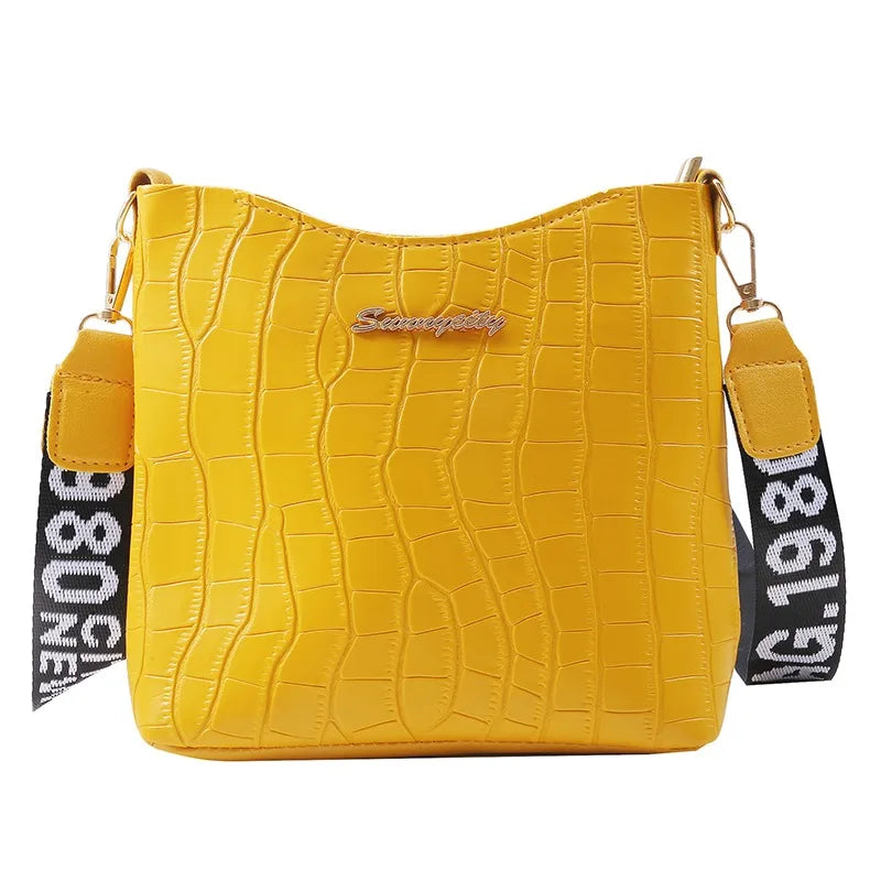 Women Messenger Bags Crocodile Pu Leather Female Crossbody Shoulder Hand Bags For Women Ladies Handbags