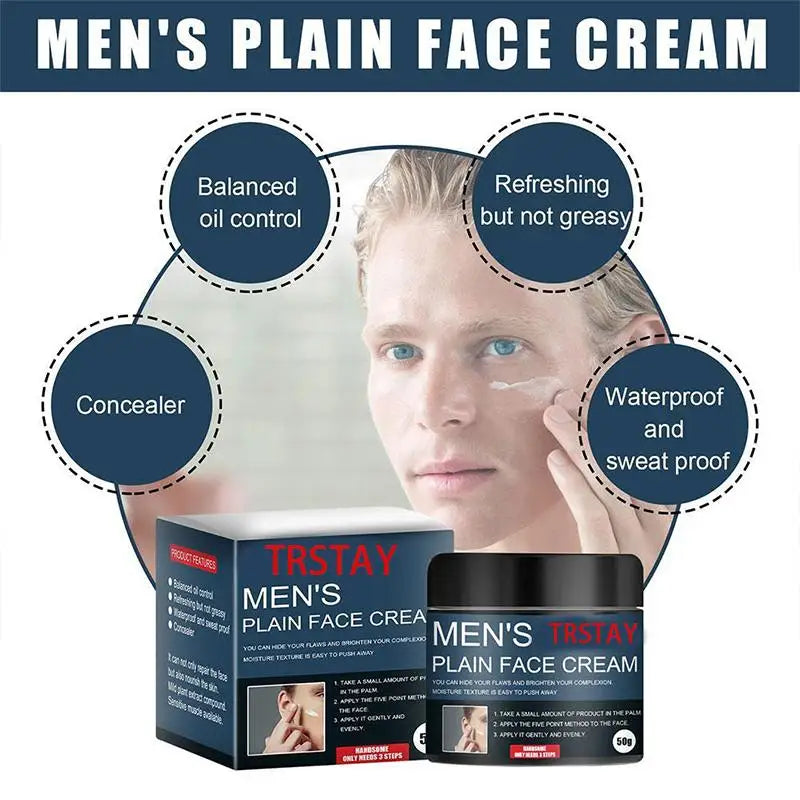 Men Moisturizing Whitening Face Cream Oil Control Lift Anti-Wrinkle Firming Shrink Pore Acne Day Cream