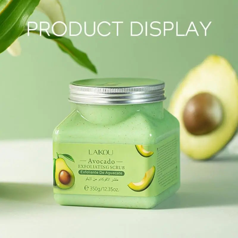 Avocado Facial Scrub Facial Care Scrub For Face Polish Mild Scrub Facial Exfoliator Festival Skin Care Gifts For Women & Men