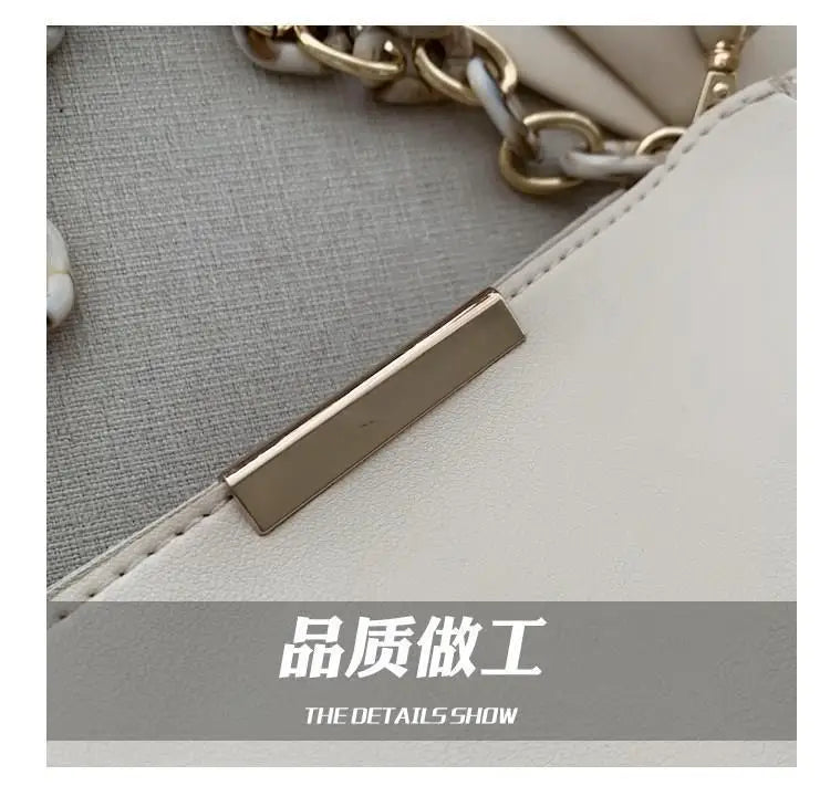 Hot Sale Flap Sling Shoulder Bags for Women Solid Color Crossbody Messenger Bag Purse Female Leather Handbag Pocket Shoulder Bag