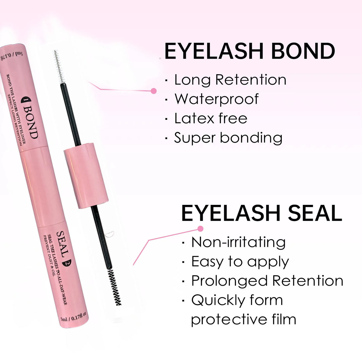 Eyelashes 200 PCS Clusters Lash Bond and Seal Makeup tools DIY Lashes Extension kit for gluing Lashes Gluing Glue Accessories