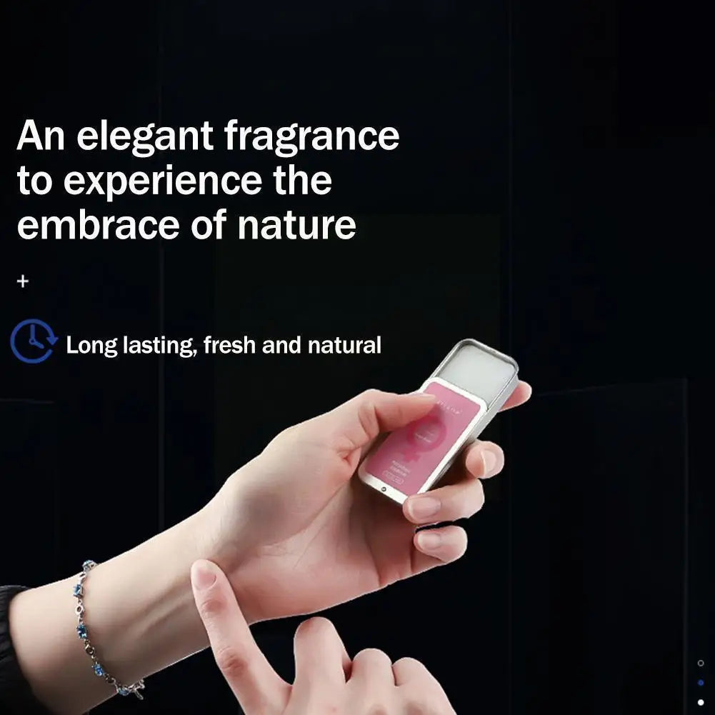 Woman Man Body Pheromone Perfume Solid Balm Long Lasting Fragrance Deodorant Portable Solid Perfume Cologne Fragrance 10g