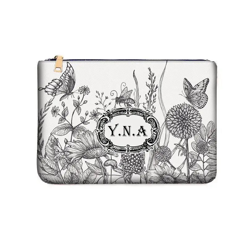 Spring Summer WOMAN BAG Fashion Designer Party Clutch Personalized Custom Print Name Letter Beach Bag Travel Cosmetic Bag