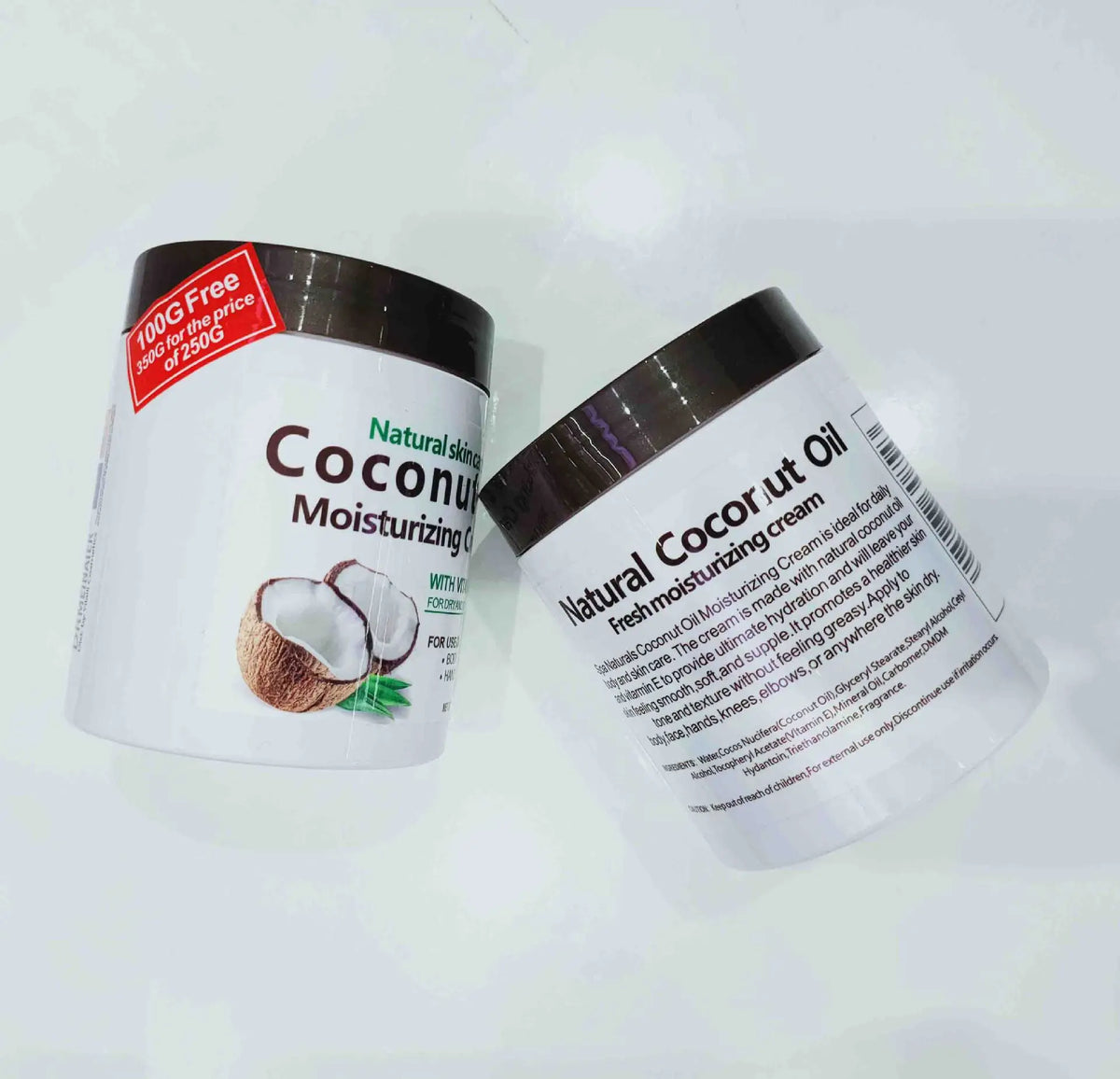 Natural Coconut Oil Organic Premium Moisturizing Cream