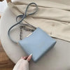 Hot Sale Flap Sling Shoulder Bags for Women Solid Color Crossbody Messenger Bag Purse Female Leather Handbag Pocket Shoulder Bag