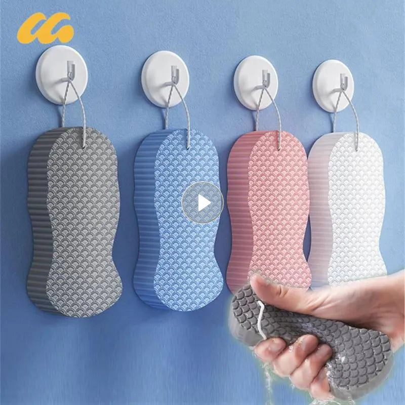 3D Soft Sponge Body Scrubber Bath Exfoliating Massager Scrub