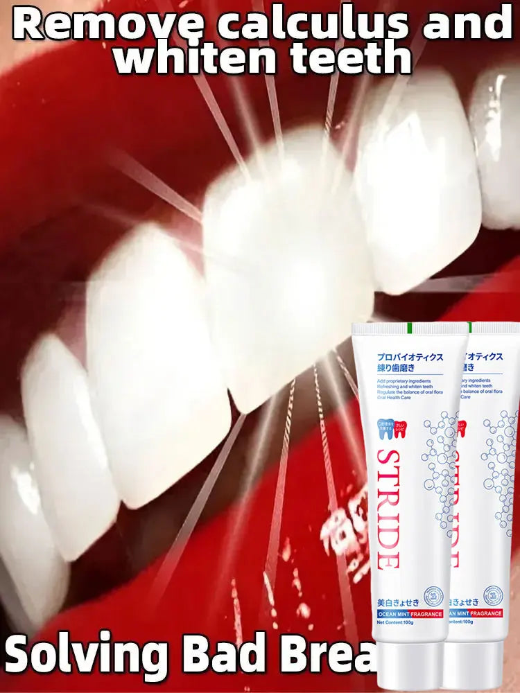 STRIDE Whitening Toothpaste Periodontitis Cleaning Toothpaste Refreshing Bad Breath Mouth Odour Dental Calculus Sensitive Teeth