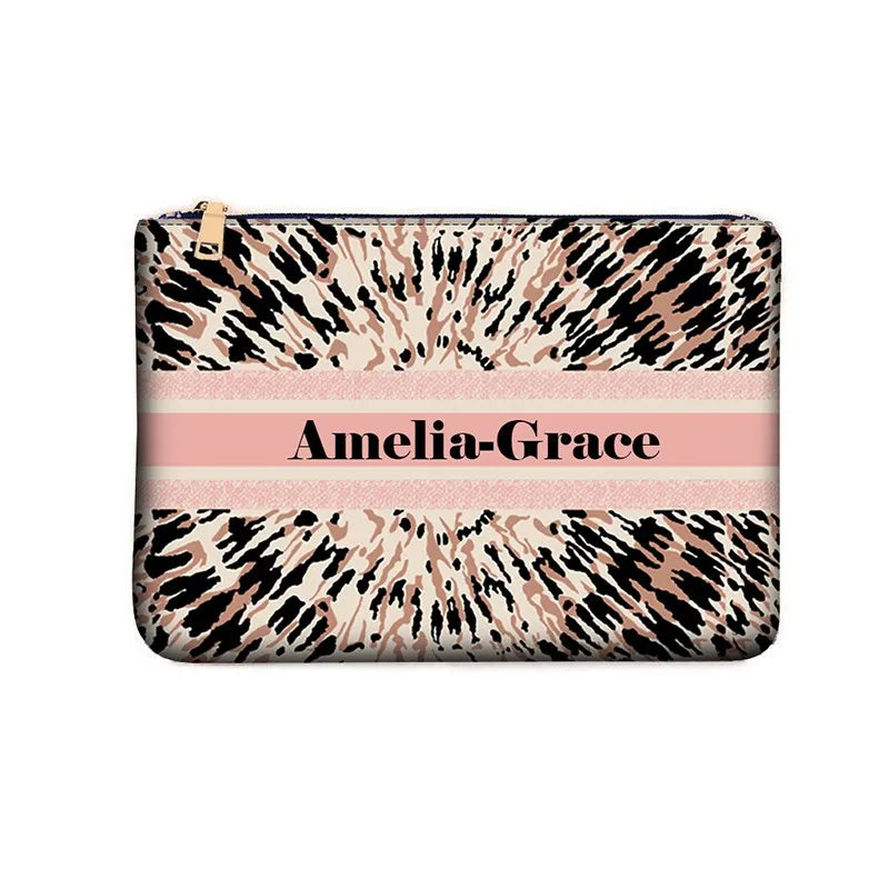 Spring Summer WOMAN BAG Fashion Designer Party Clutch Personalized Custom Print Name Letter Beach Bag Travel Cosmetic Bag