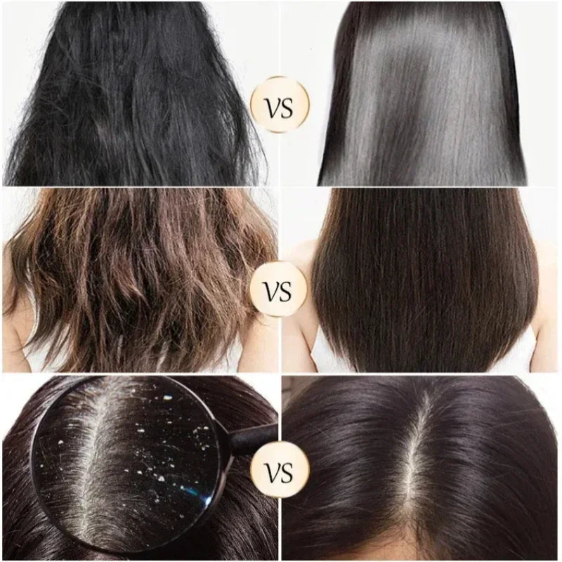 Magical Keratin Hair Mask 5 Seconds Fast Repairing Damaged Frizzy Hairs Permanent Deeply Nourish Hair Straightening Hair Care