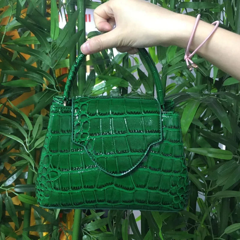 2023 Fashion New Snake Handbag Luxury Brand Design Women Loved Shoulder Tote Bag Ostrich Leather Pouch