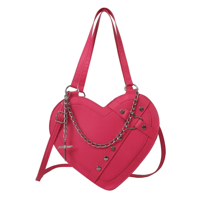 Korean Cute Niche Design Foreign Gas Crossbody Bag Handbag Winter New Trend Love Shoulder Bag One Shoulder Diagonal Shoulder Bag