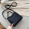 Hot Sale Flap Sling Shoulder Bags for Women Solid Color Crossbody Messenger Bag Purse Female Leather Handbag Pocket Shoulder Bag