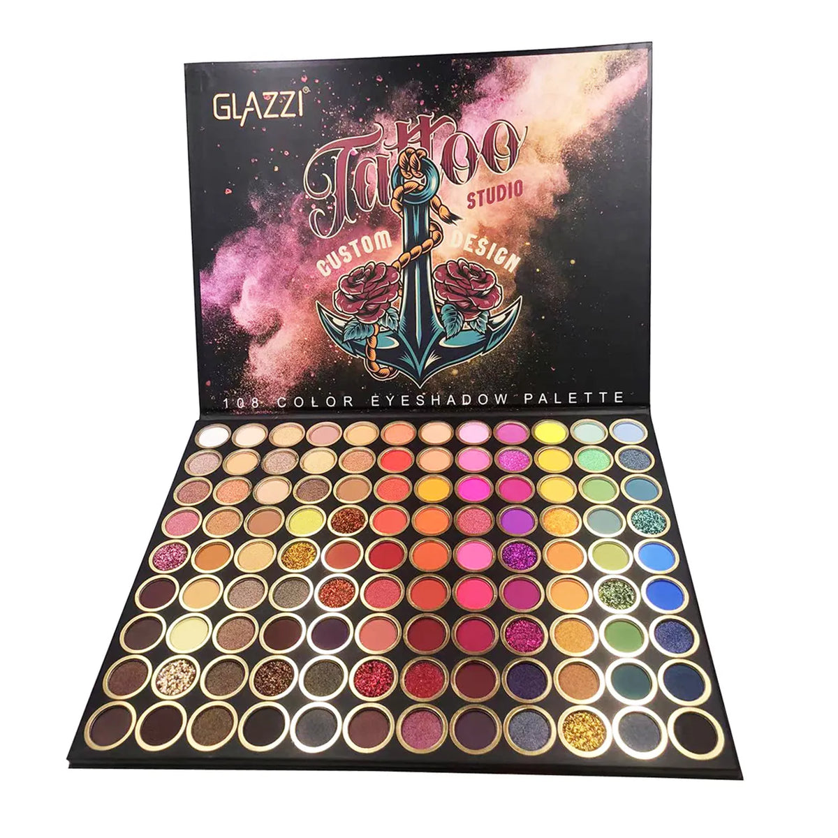 New 108 Colors Women Shimmery Matte Eyeshadow Palette Girls Professional Eye Cosmetic Long Lasting Waterproof Makeup Tools 2022