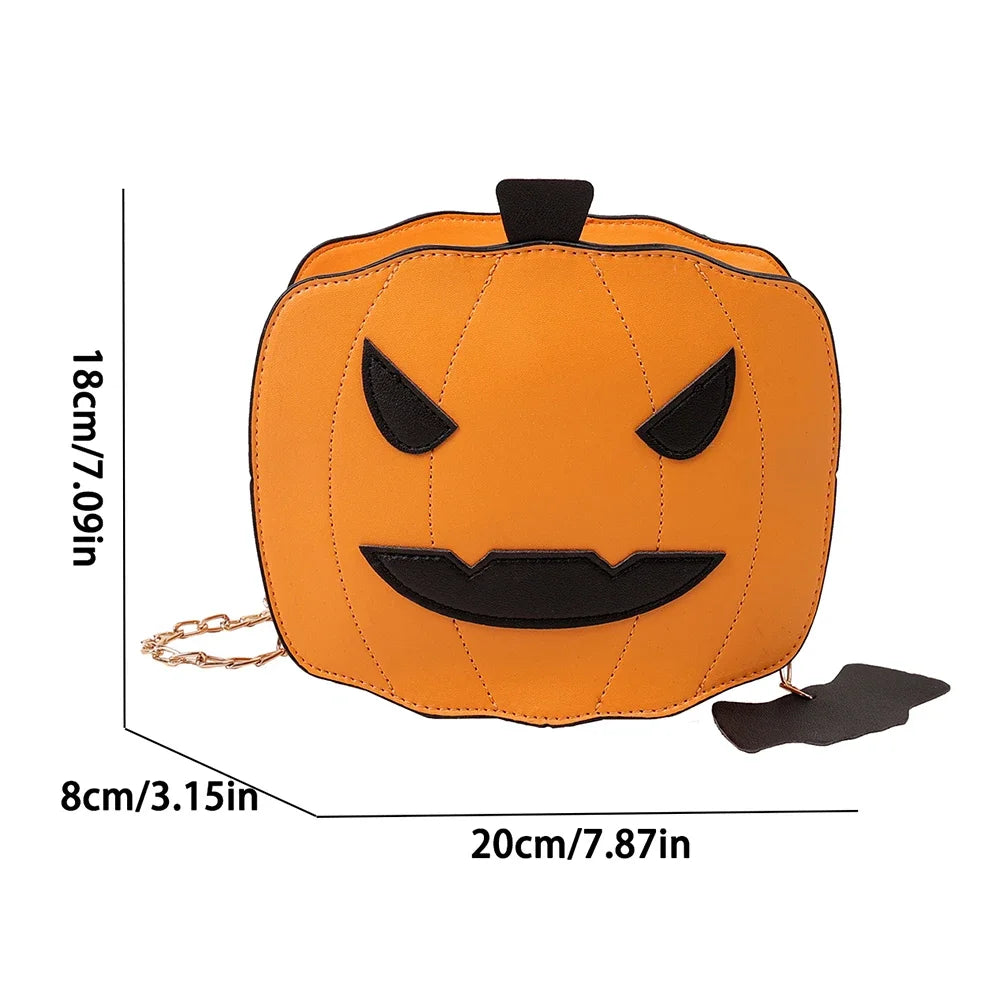 Halloween Crossbody Cute Ghost Chain Pumpki