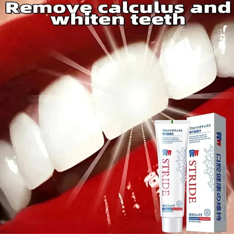 Whitening Teeth Toothpaste Dental Calculus Remover Plaque Remover Fresh Breath Brightening Preventing Periodontitis Dental Care